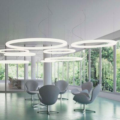 lumineux luminaire Giotto slide design location suspensions lumière éclairage toulouse bordeaux marseille lille limoge France paris Montpellier